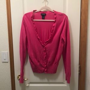 Hot pink lane Bryant cardigan size 18/20